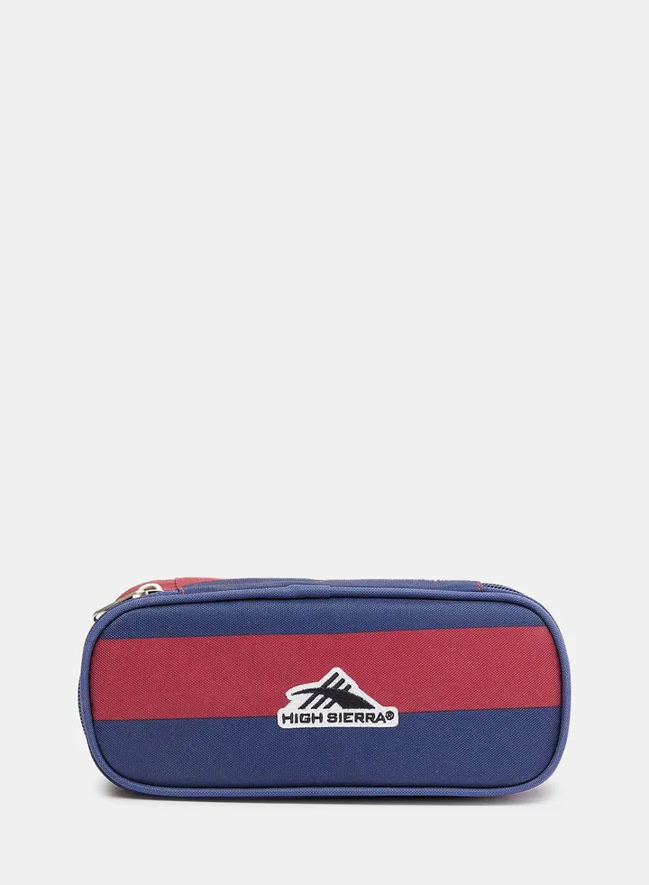 Unisex Rugby Stripe Pencil Case