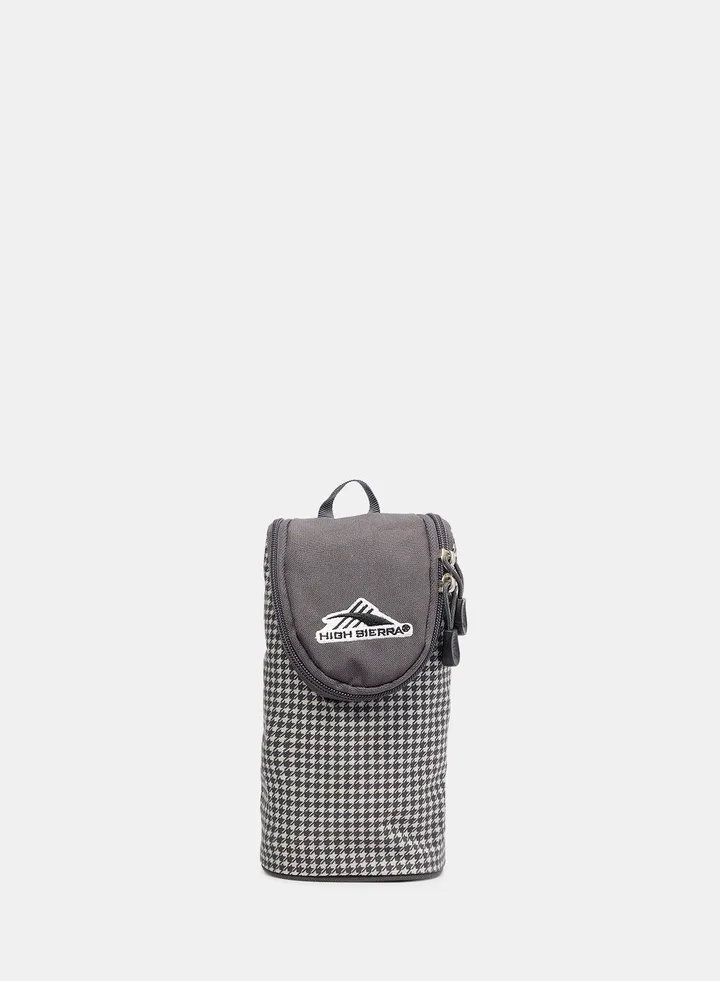 Unisex Houndstooth Standing Pencil Case