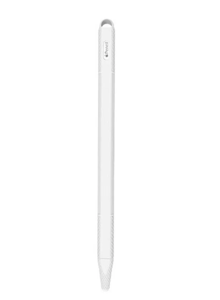 COTEetCI 2-D Pencil 2 Pencil Silicone Cover Solid Color Style _ White