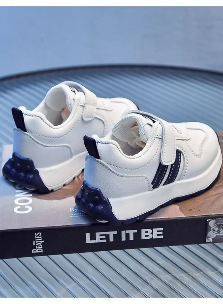 Small White Shoes Non Slip Soles Sneakers Black