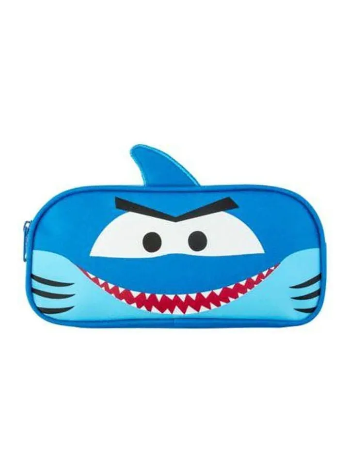 Shark Pencil Pouch Blue