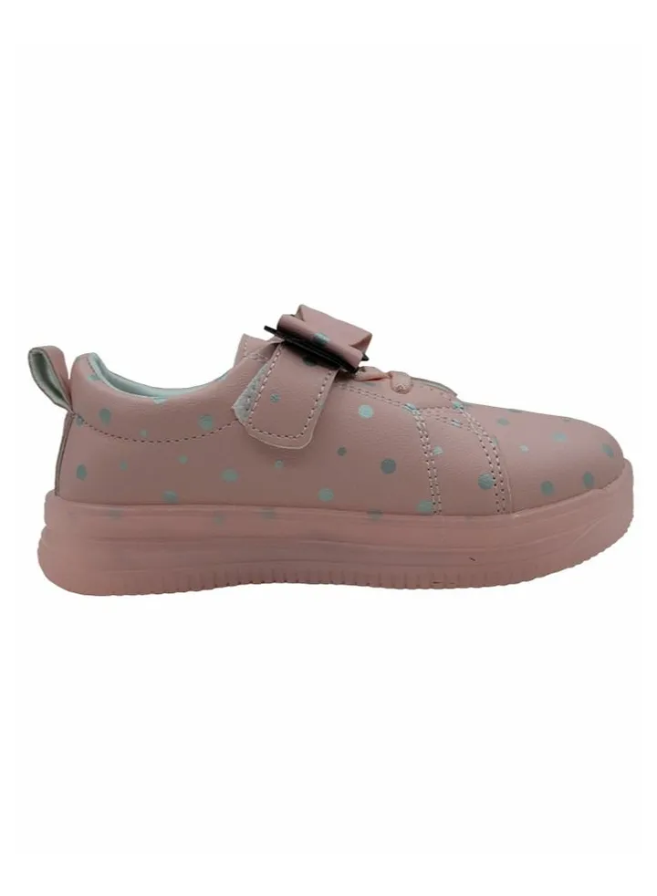 Girls Pink Sneakers With Lighting