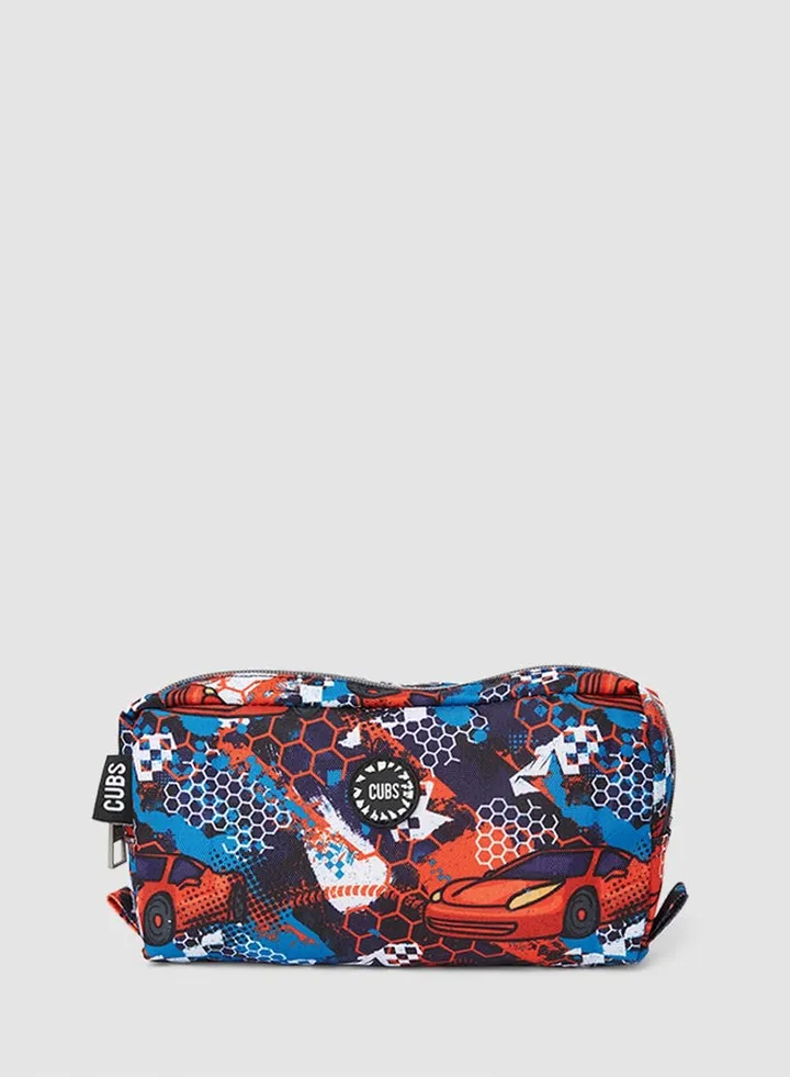Kids Racing Car Pencil Case Multicolour
