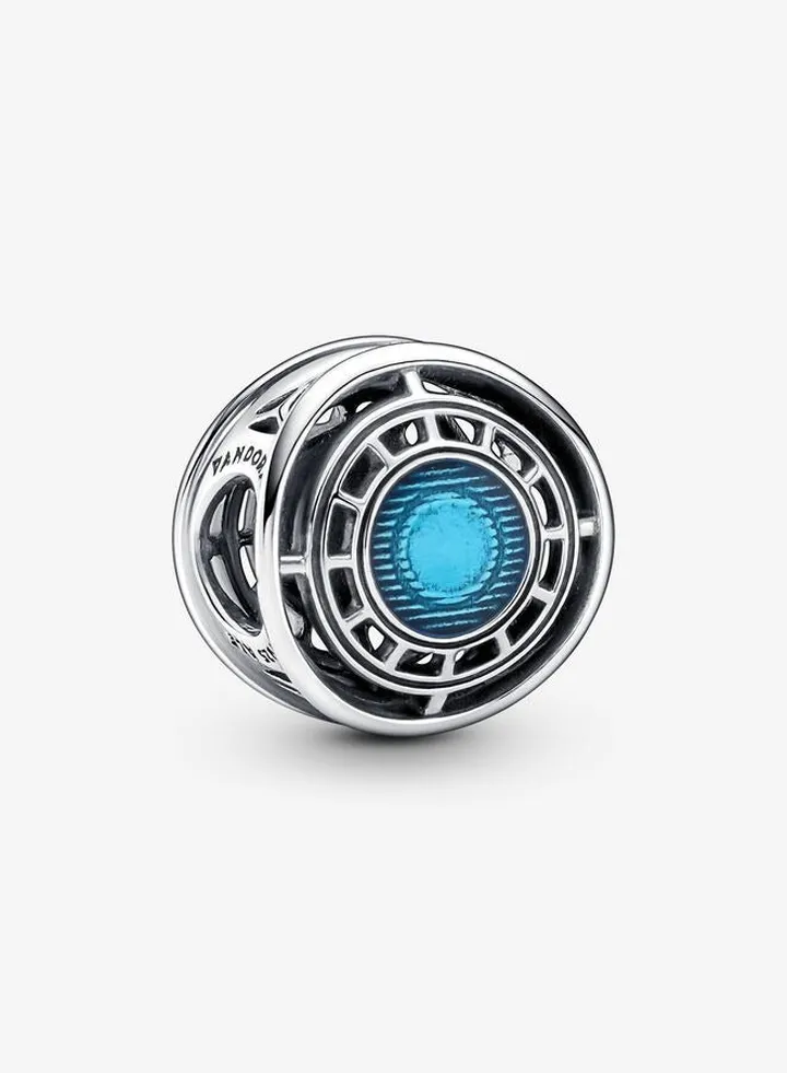 925 Sterling silver Marvel The Avengers Iron Man Arc Reactor Charm for Pandora Moments Women's Bracelet 790788C01