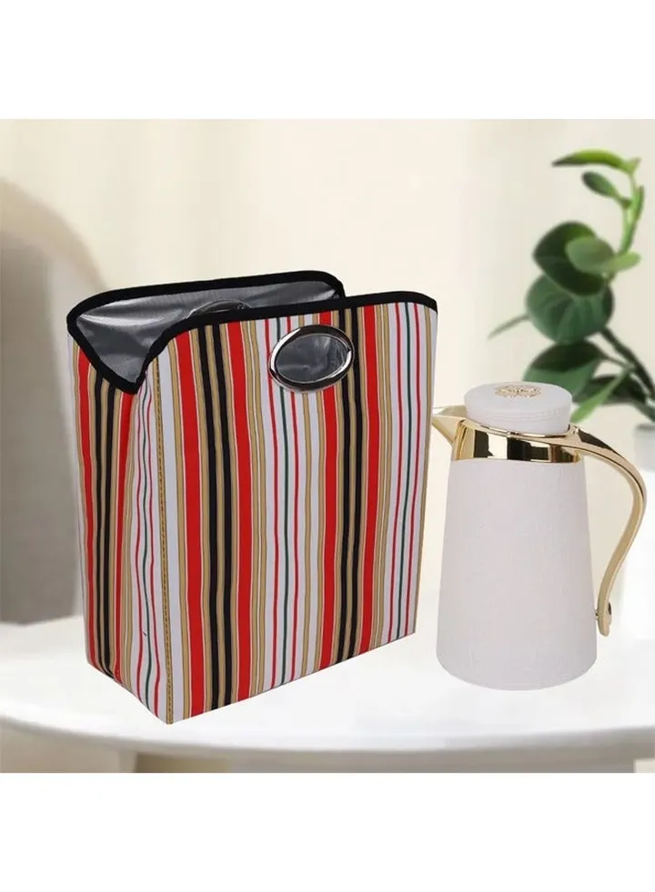 Durable and comfortable thermally insulated bag and bag for trips and camping