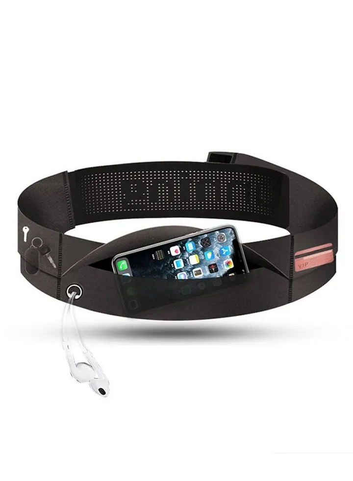 Waistband Running Belt for Phone Holder Pocket fits Phones UP to 7.5inch Women Men Wallking Fitness Jogging Workout Gym Sports Travel Exercise Running Waist Pack