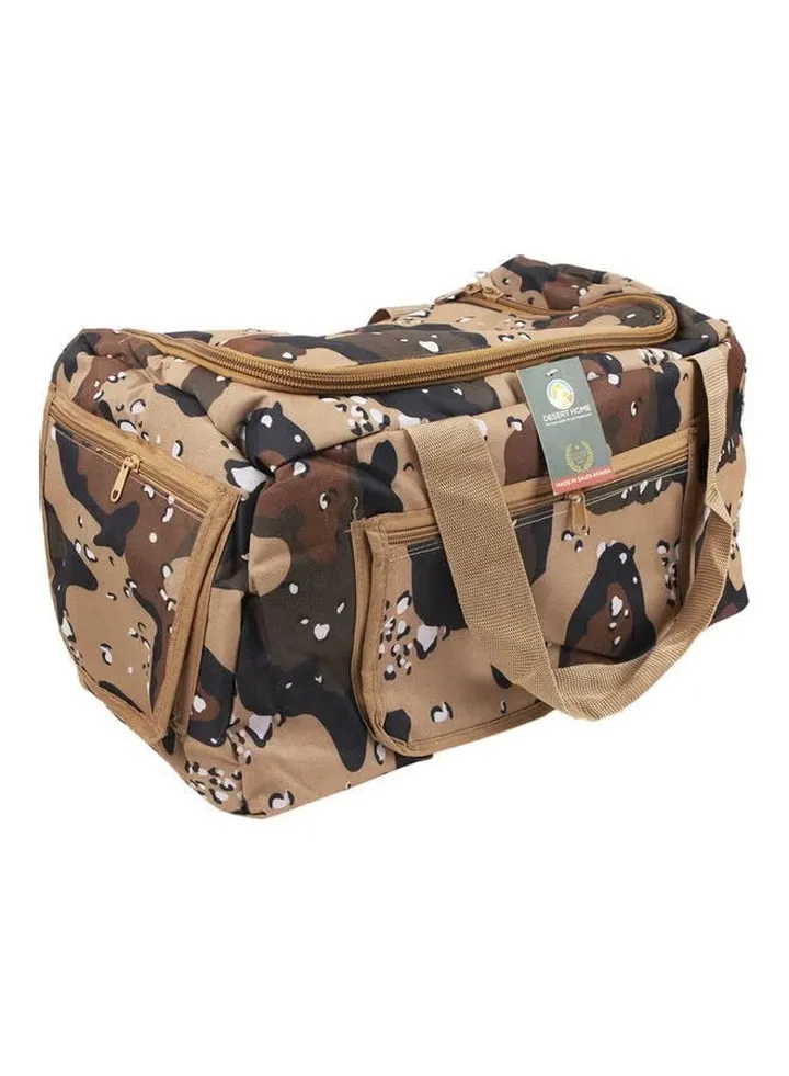 Durable and comfortable Tanzanian military print bag and bag for trips and camping