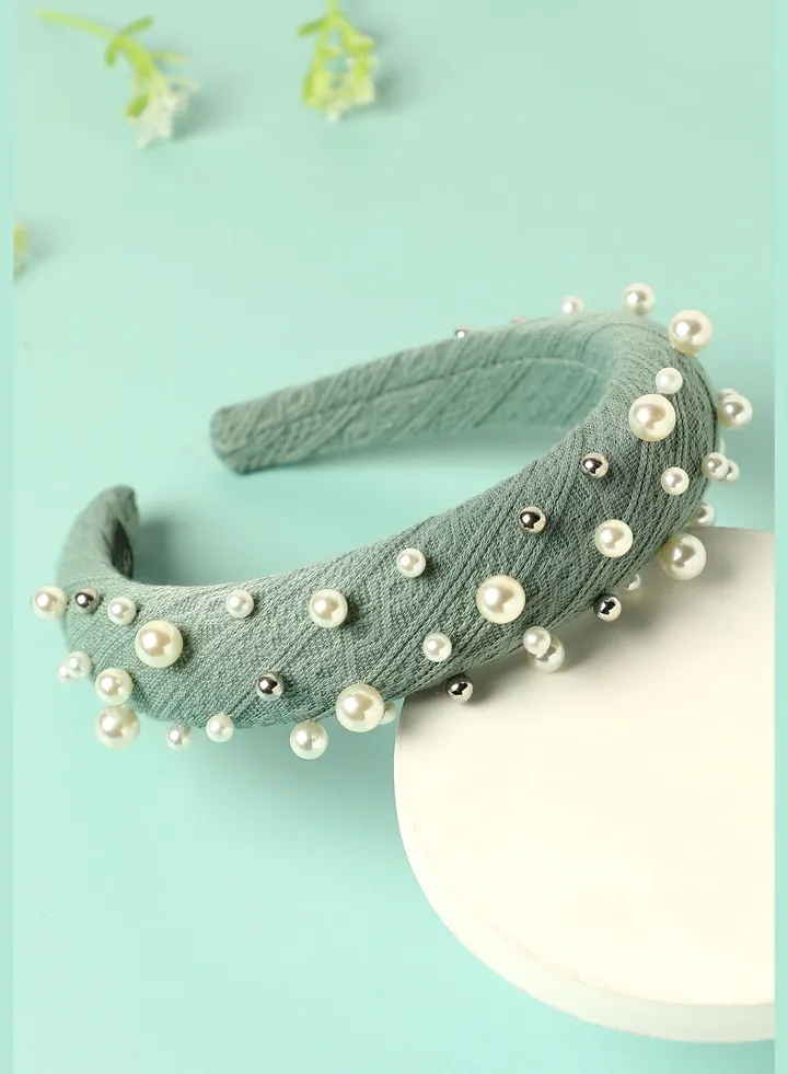 Trendy Designer Stone Western Wear Hair Band For Women