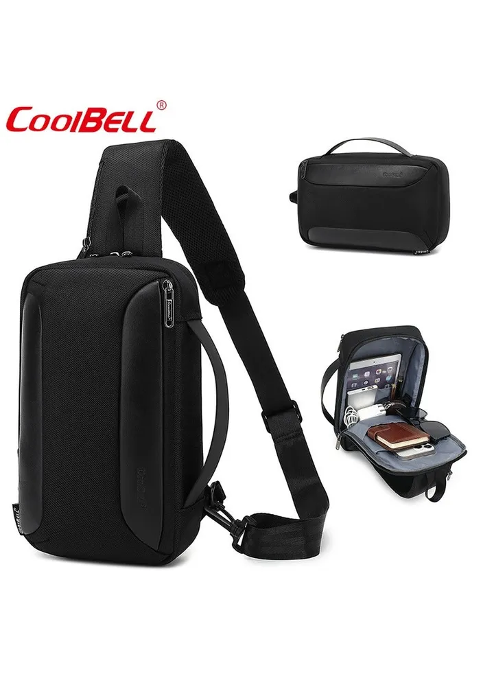 Men's sports shoulder and hand bag