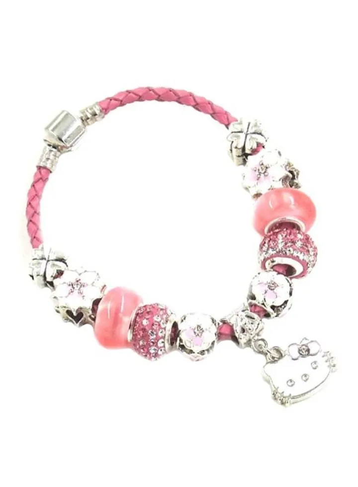 Hello Kitty Design Charm Bracelet