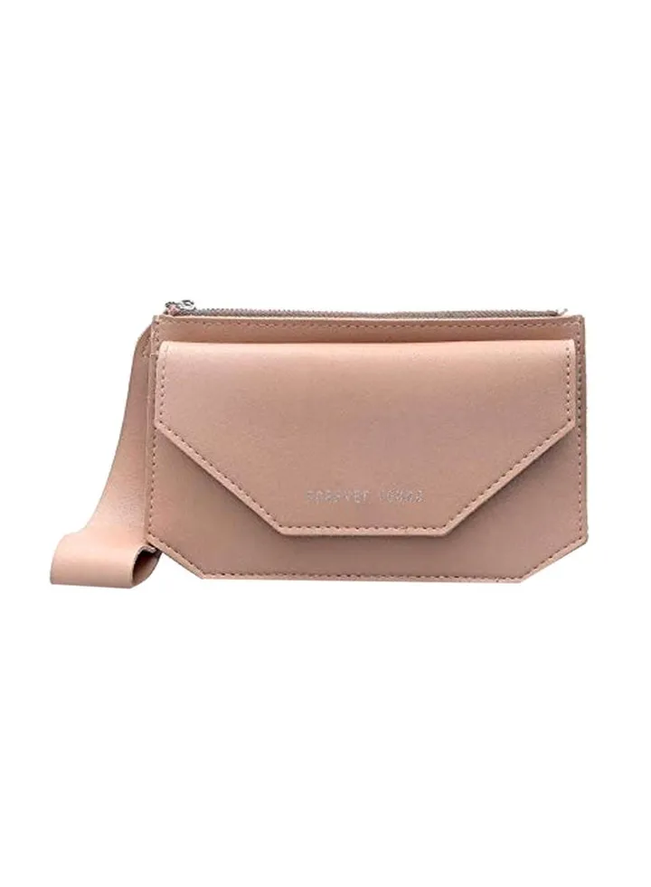PU Leather Clutch Pink