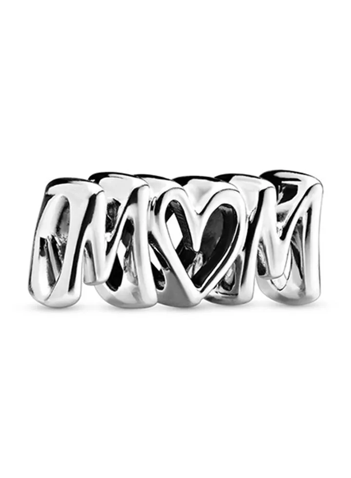 Sterling Silver Mom Charm