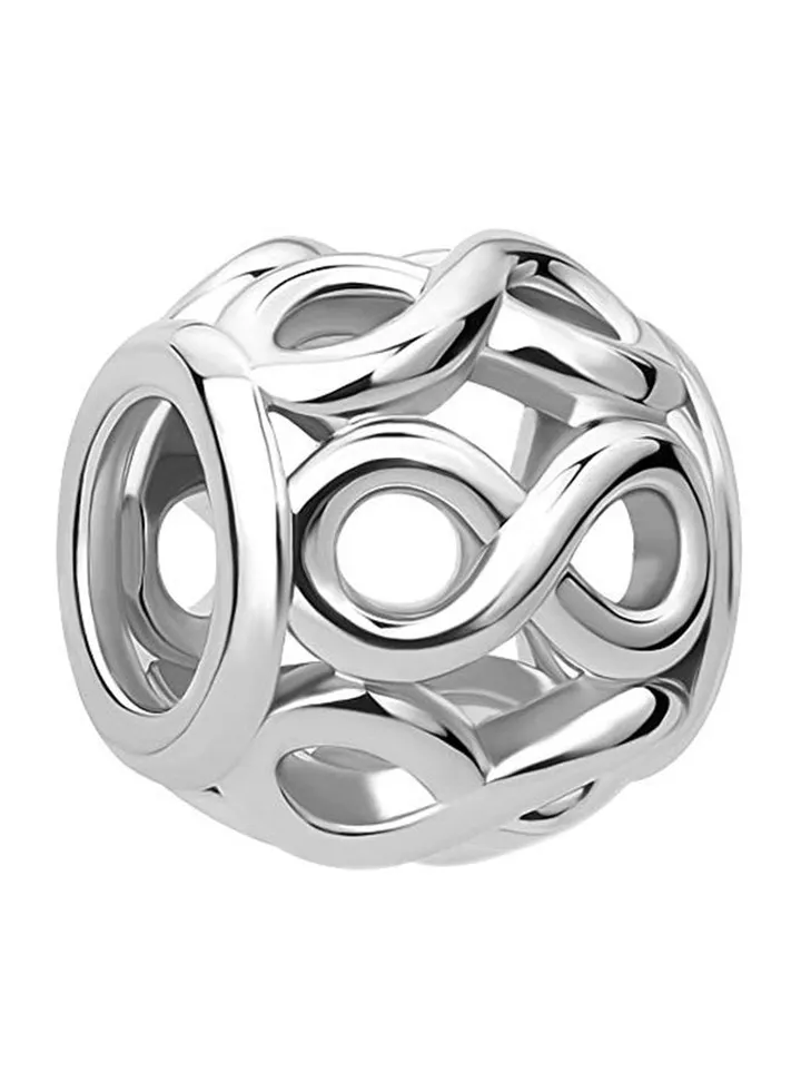 Infinity Hollow Beads Charm For Bracelets