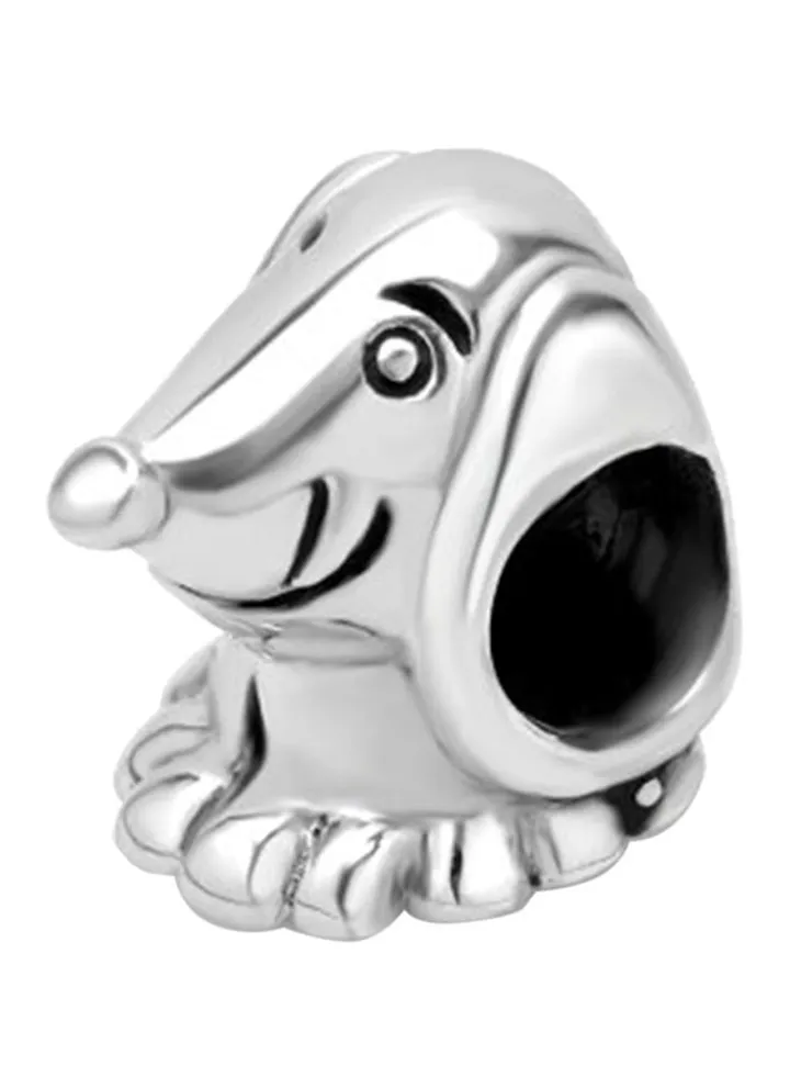 925 Sterling Silver Dog Bead Charm For Bracelet