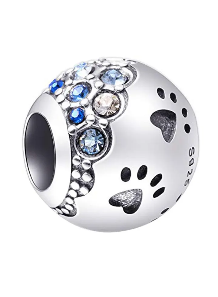 Dog Paw Metal Charm