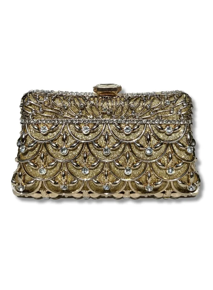 Stone Bridal Clutch