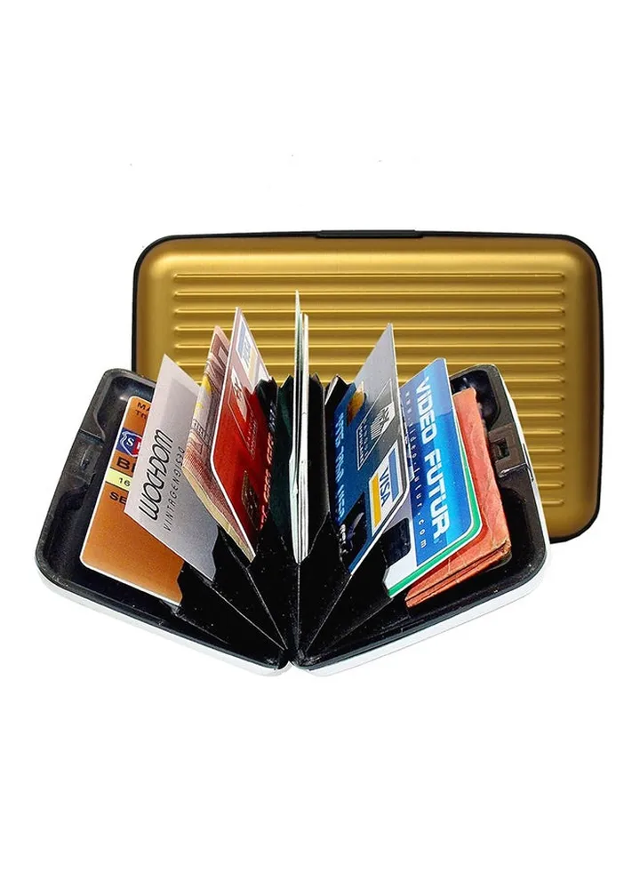 Aluminum Wallet Gold