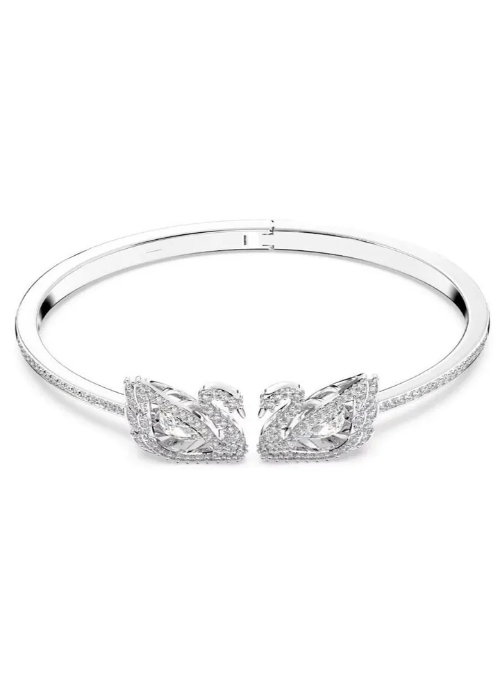 Swarovski Silver Swan Rhodium Plated Bracelet