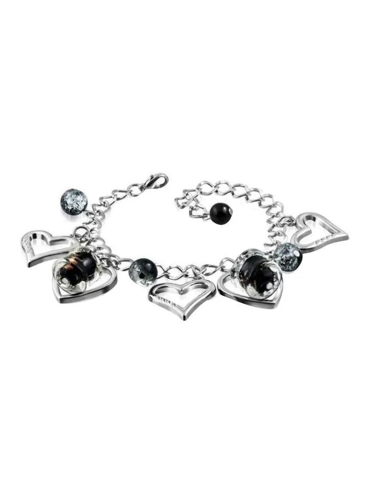 Copper Heart Charm Bracelet