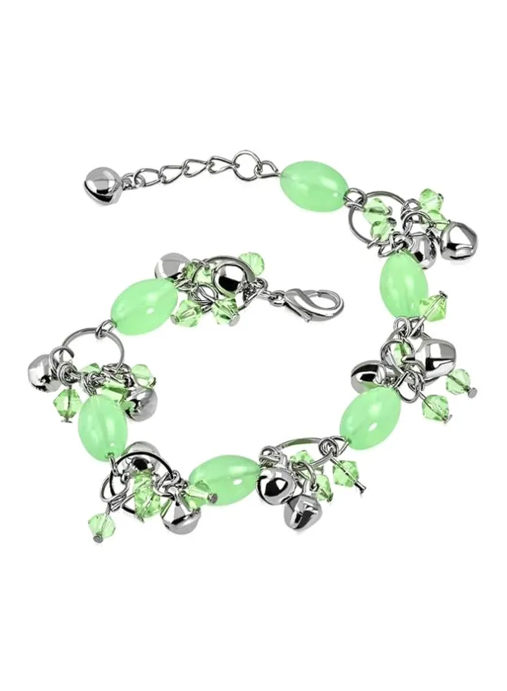 Copper Oval Ball Charm Bracelet
