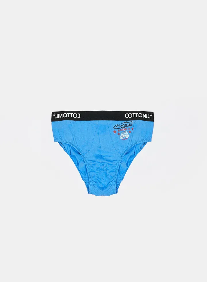 Cottonil Relax Brief For Men - Blue;M