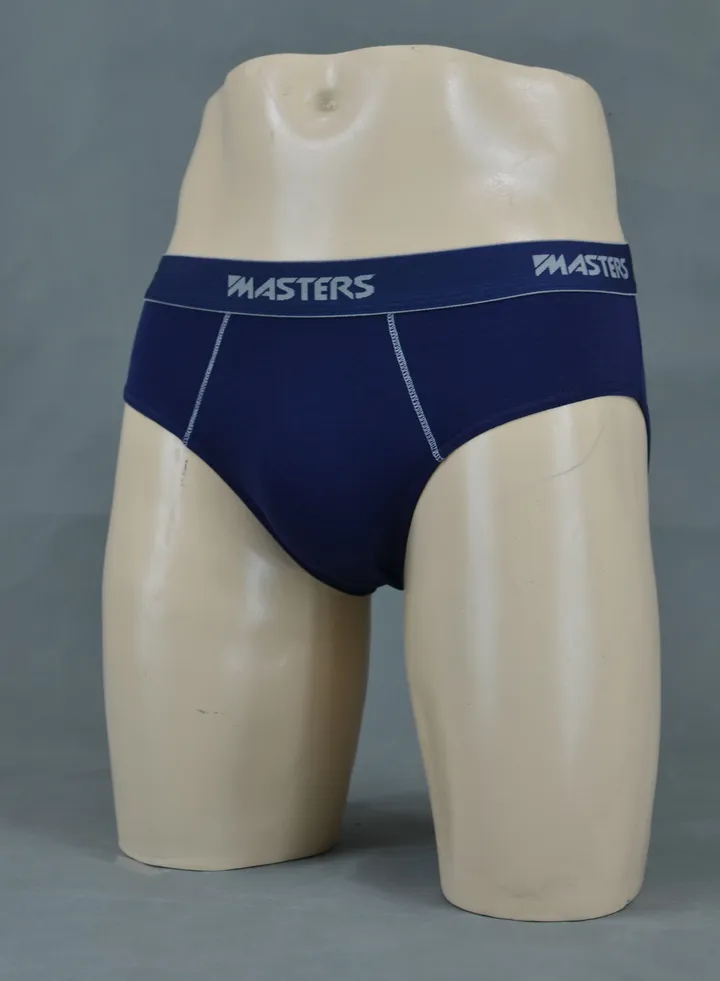Masters Underwear For Men Brief Cotton Stretch - Navy Blue