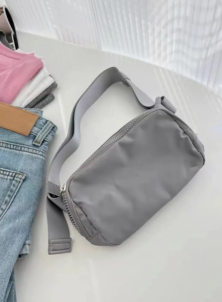 Packs for Women Men,Crossbody Belt Bag Bag with Adjustable Strap Belt Cute Bag for Running,Travel,Hiking(Grey)