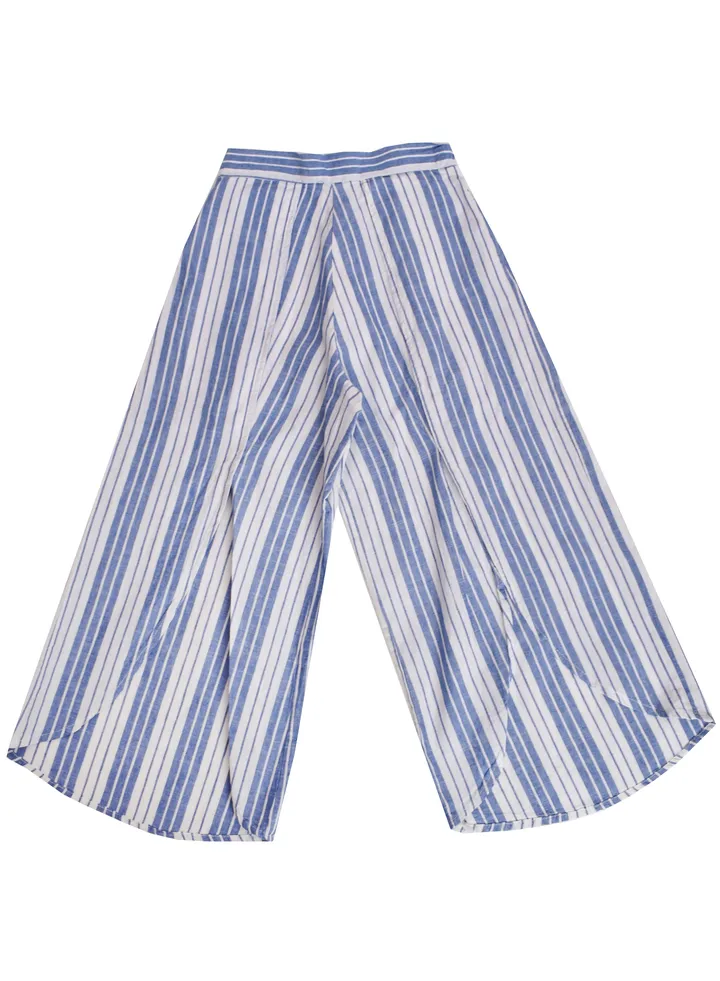 Girls Lenin Trousers With Split Hem