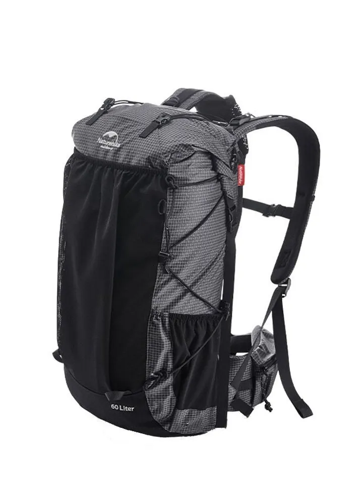 Rock 60L+5L Hiking Backpack 60L+5L Black