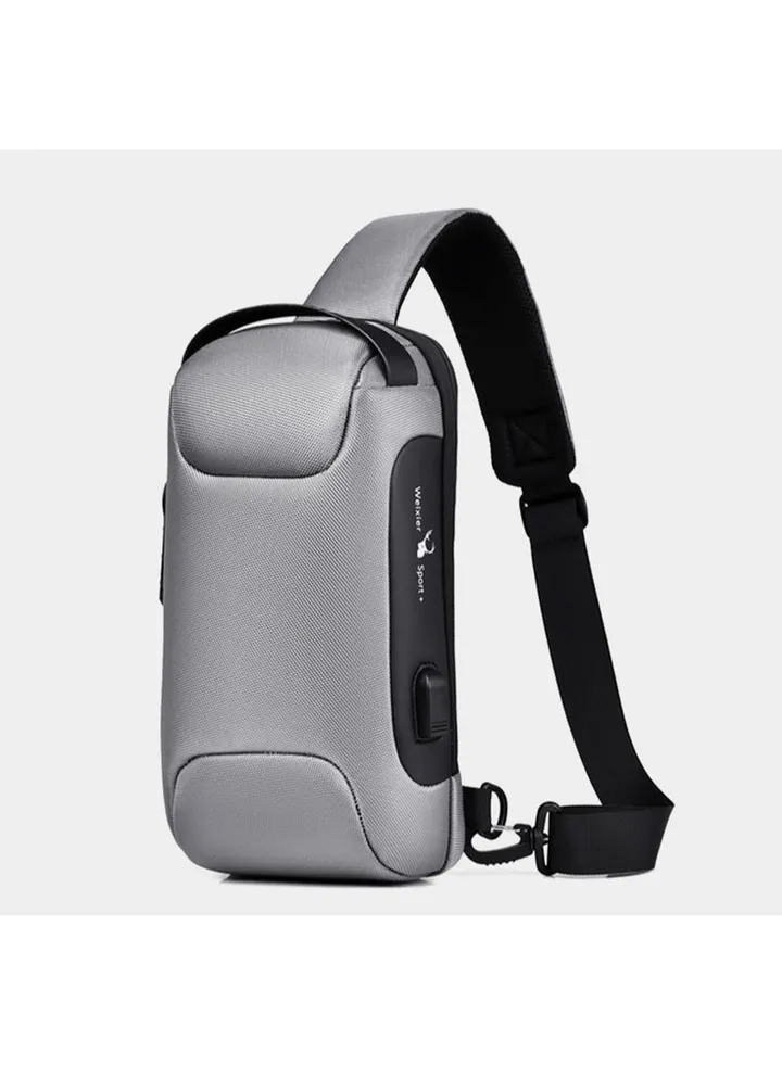 Grey Shoulder Bag Sports for Men