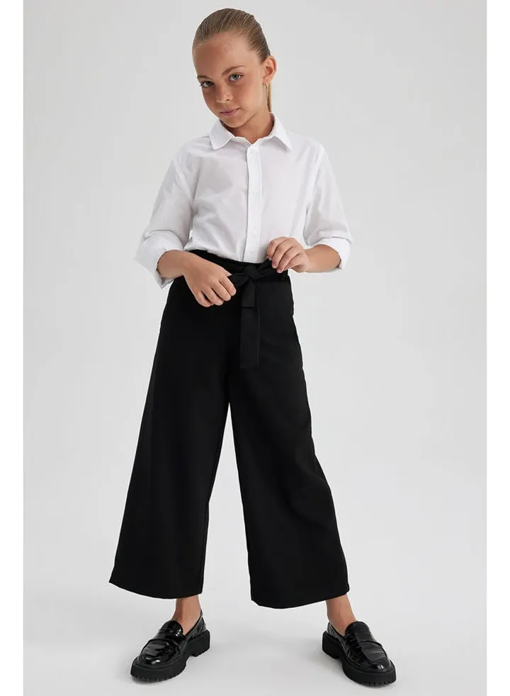 Girl Wide Leg Woven Trousers
