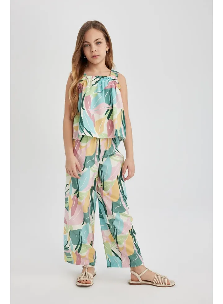Girl Wide Leg Woven Trousers