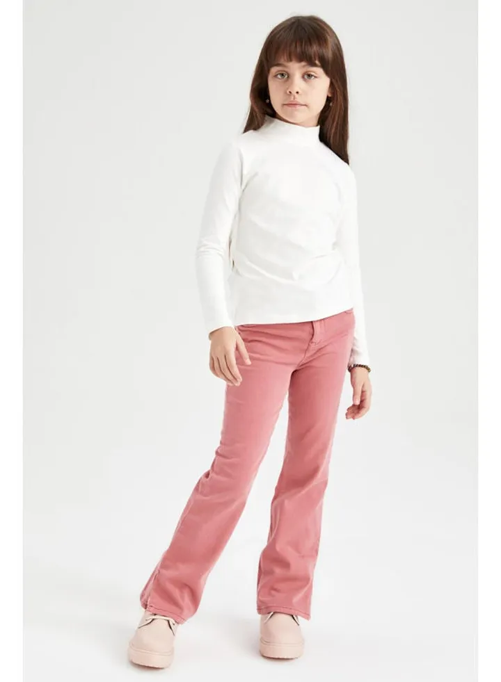 Girl Flare Fit Woven Trousers