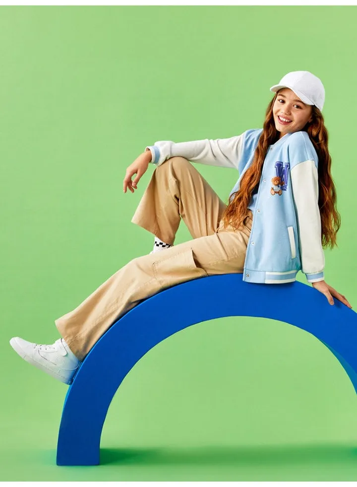 Basic Gabardine Girl Trousers