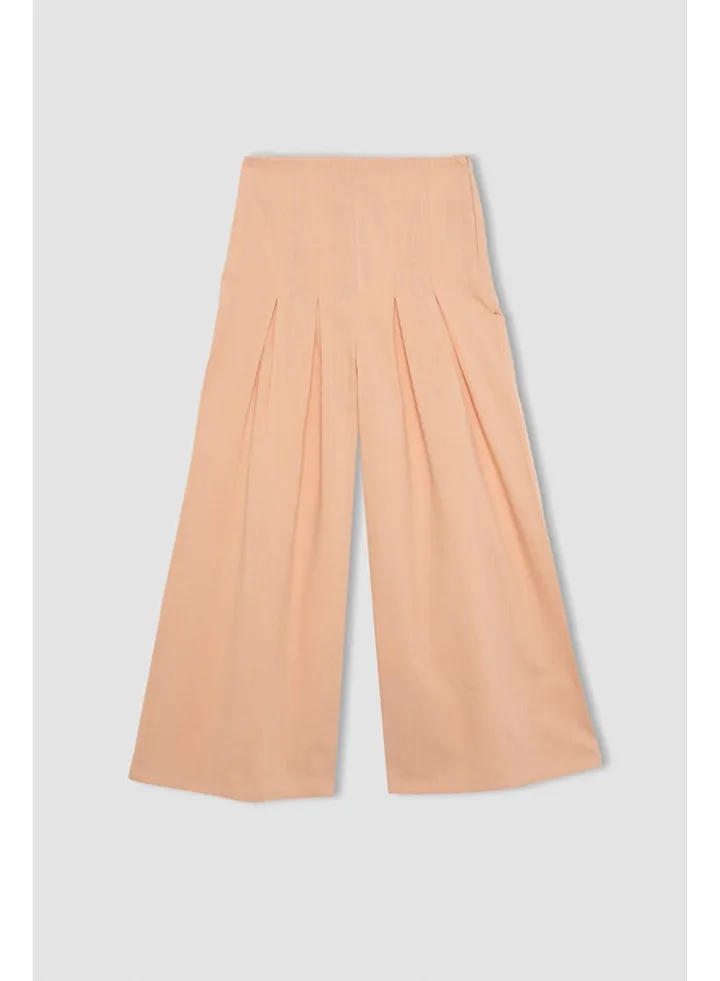 Girl Wide Leg Woven Trousers