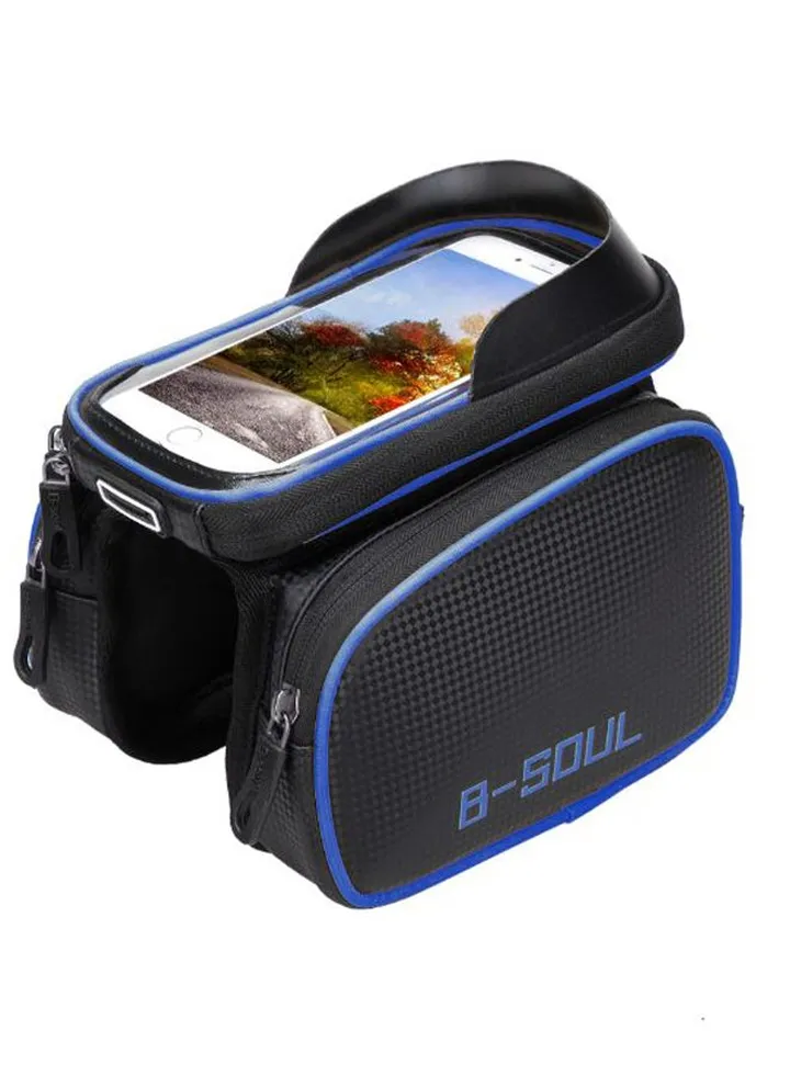 Bicycle Front Frame Mobile Phone Holder Bag