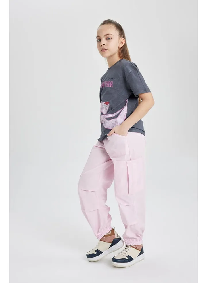 Girl Parachute Cargo Woven Trousers