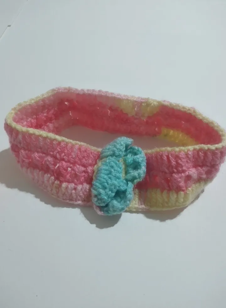 Multicolored girls hair band