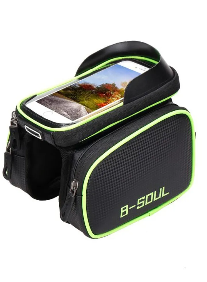 Bicycle Front Frame Mobile Phone Holder Bag