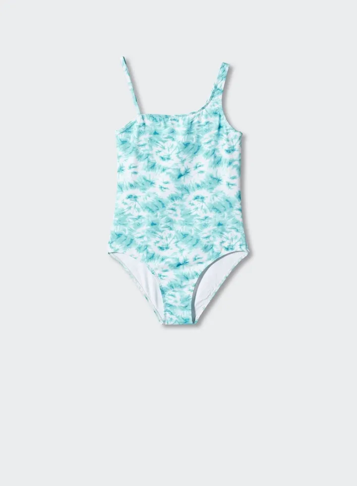 Kids Tie-Dye Print Swimsuit