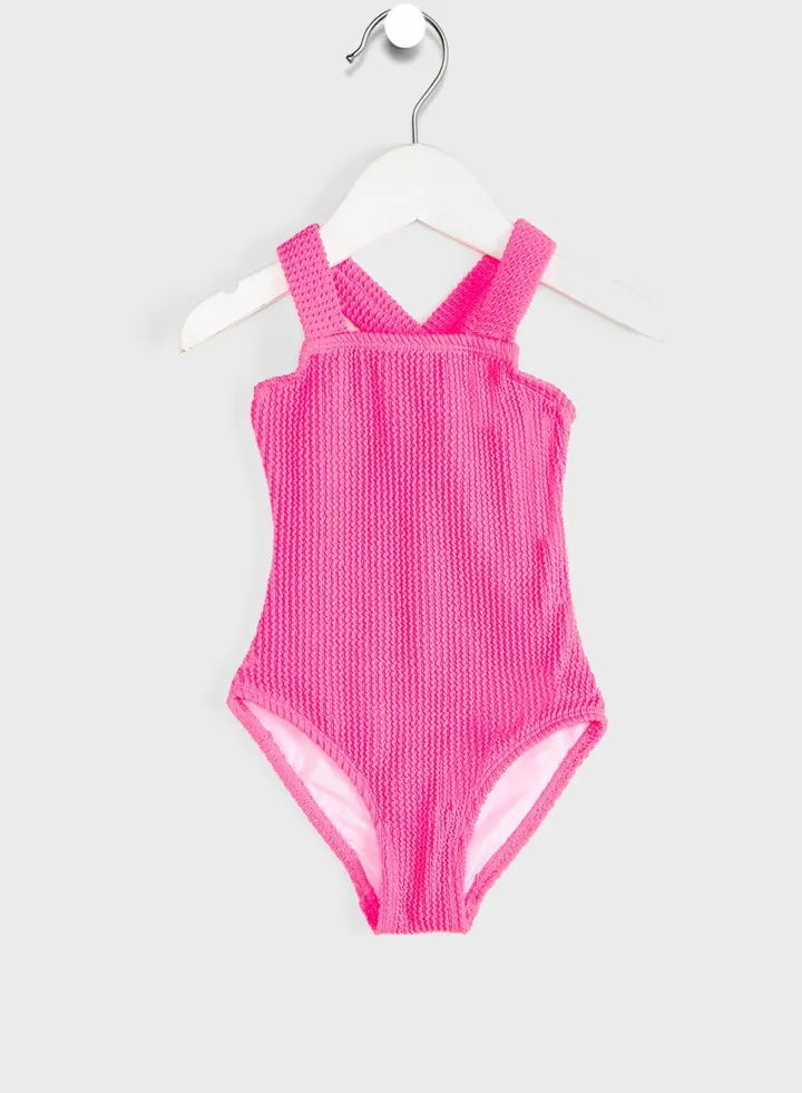 Kids Ribbed Swimsuit