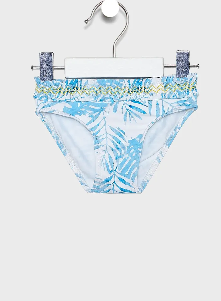 Infant Leaf Print Bikini Bottom