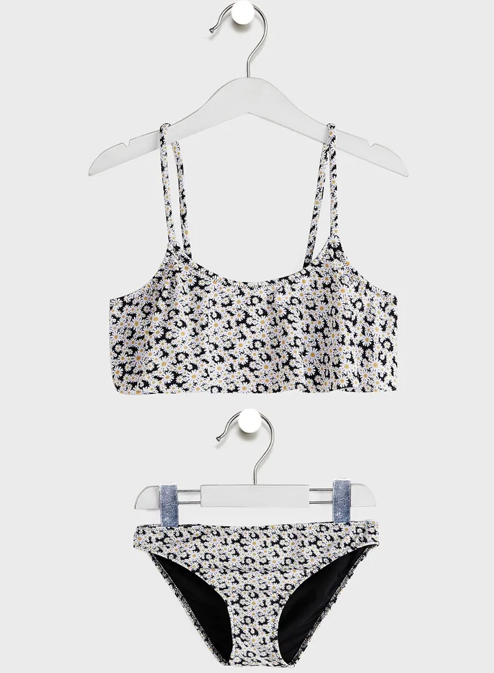 Kids Floral Bikini Set