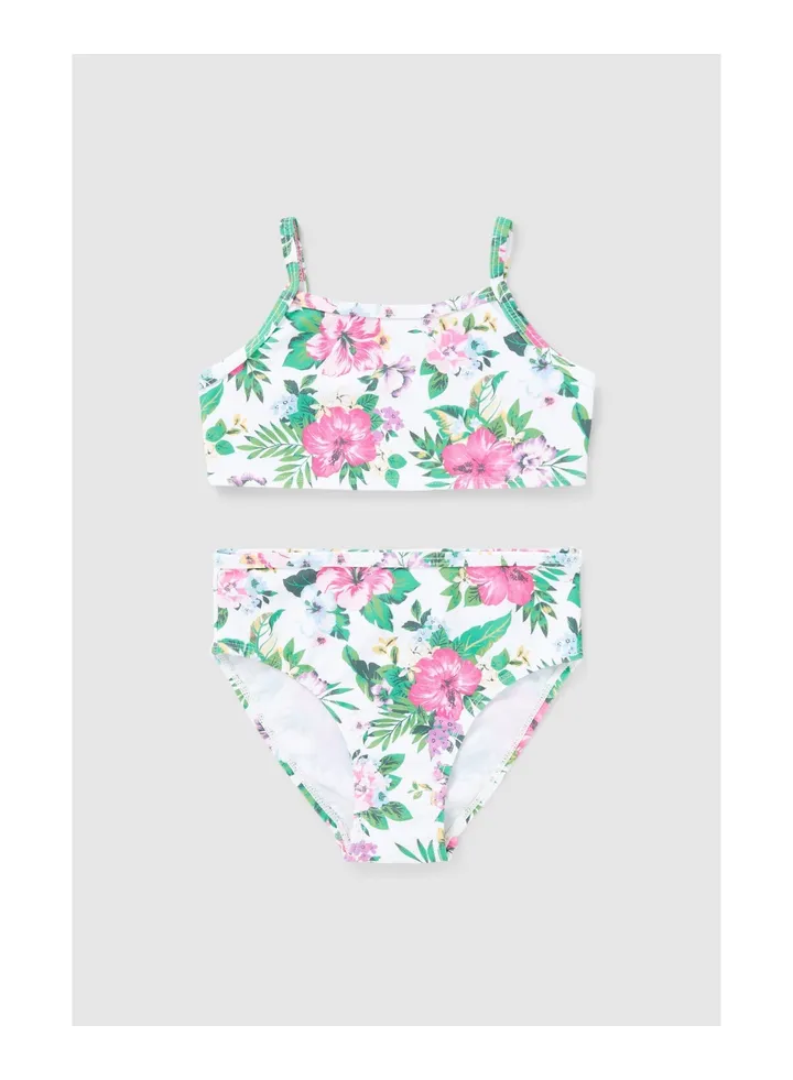 Family Swim Toddler Girl Floral Bikini