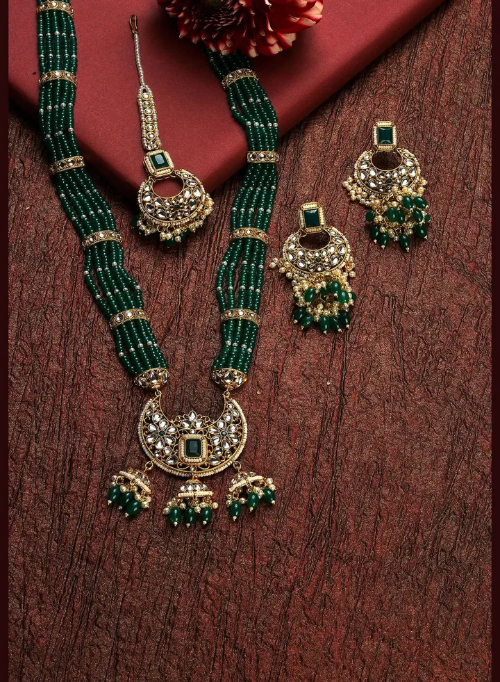 Kundan Gold Plated Necklace Set