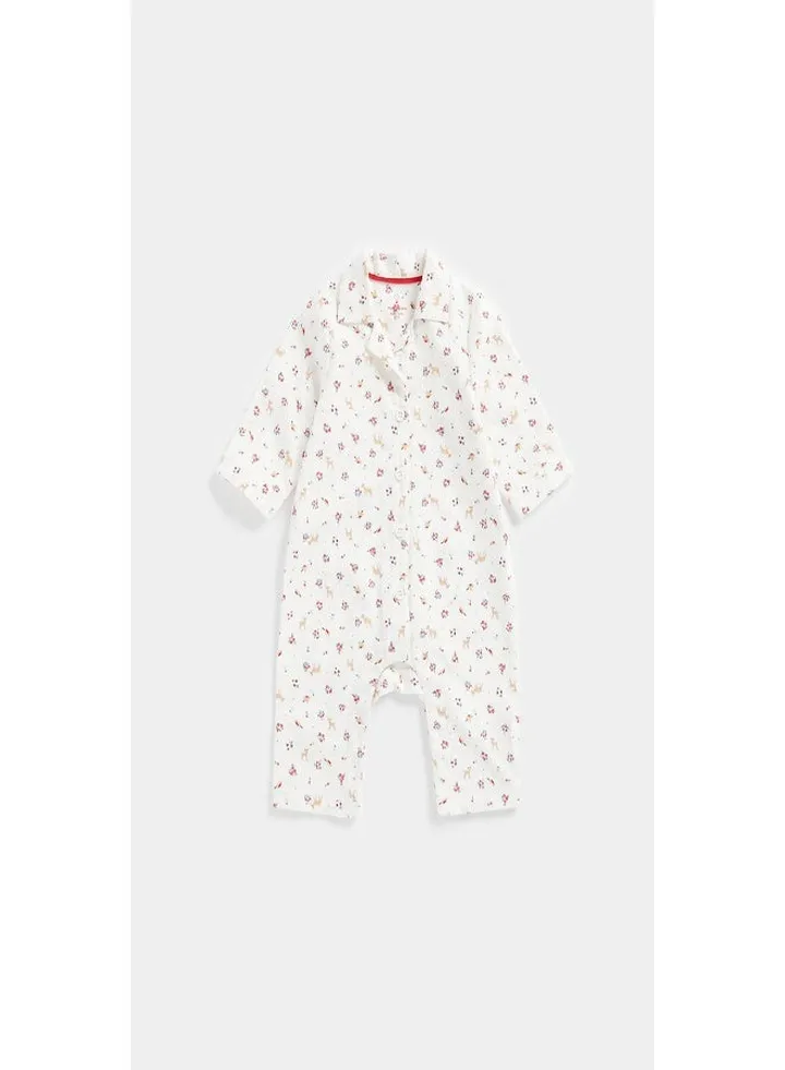 Festive Woven Baby Pyjamas