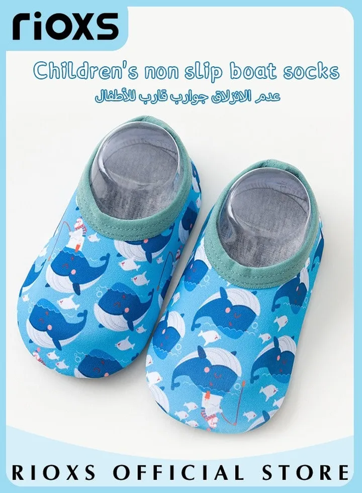 Infant Toddler Baby Boys Girls Water Socks Non-Slip Socks Barefoot Quick-Dry Non-Slip Swim Socks Aqua Water Shoes For Beach Swimming Pool Water Park
