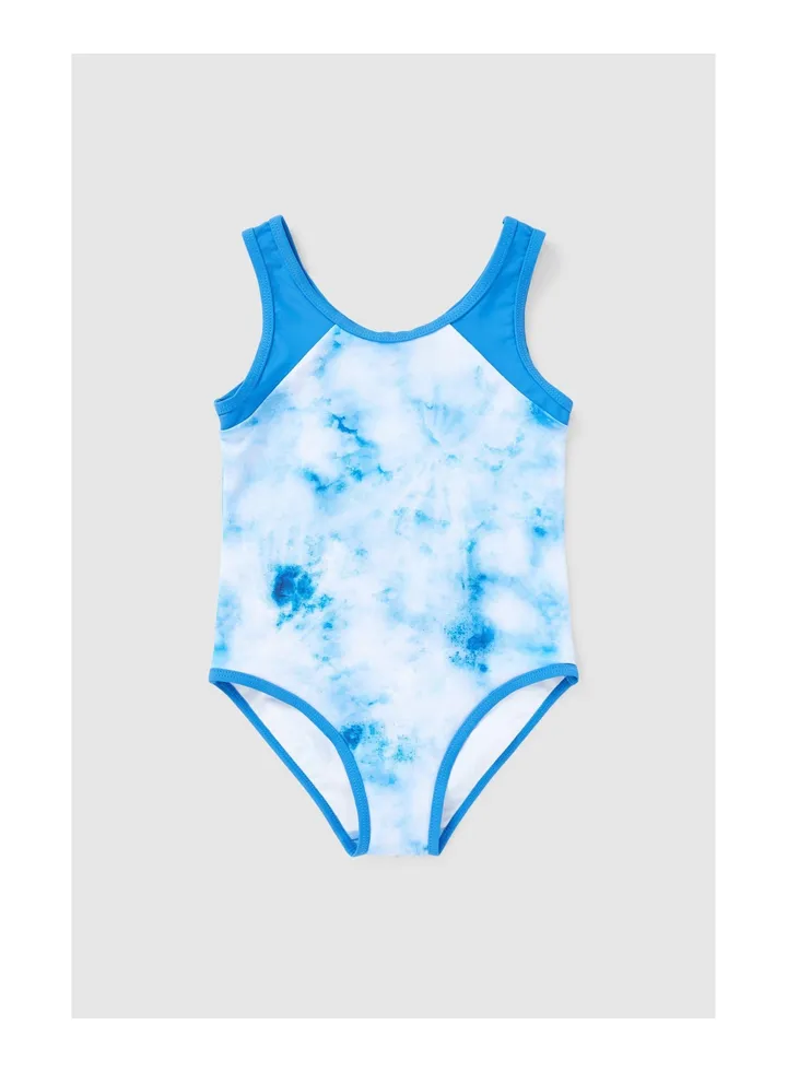 Family Swim Toddler Girl Tie Dye Swimsuit