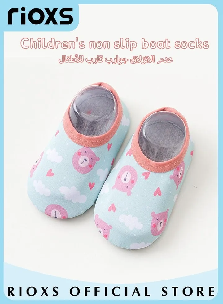 Infant Water Socks Toddler Baby Boys Girls Non-Slip Socks Barefoot Quick-Dry Non-Slip Swim Socks Aqua Water Shoes for Beach Swimming Pool Water Park
