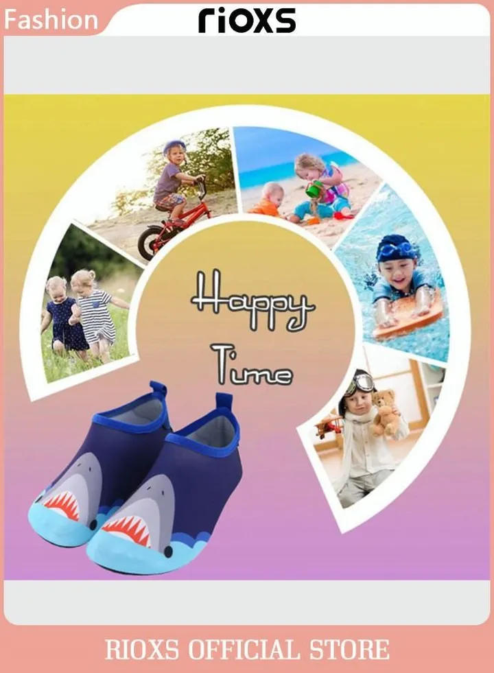 Water Shoes Beach Socks for Kids Toddler Baby Girls Boys Barefoot Quick-Dry Non-Slip Swim Socks Aqua Water Shoes for Beach Swimming Pool Water Park